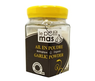 Ail en poudre biologique- épices - Le Petit Mas 50g