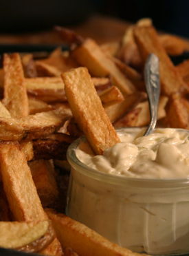 Recette de trempette mayonnaise aux fleurs d'ail de Le Petit Mas  - Recette fleurs d'ail du Québec et ail du Québec Le Petit Mas